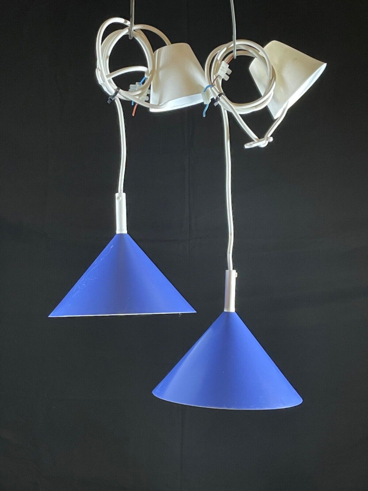 Danish Pair Design A/S Model: Costa Blue Pendent Lights, Retro, EB5104 LCLC - UKDK FURNITURE