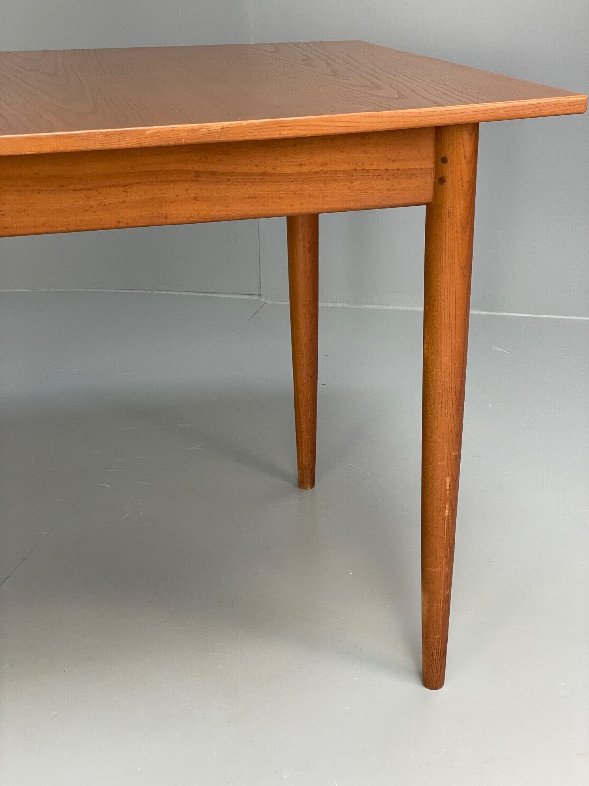 1960s Teak Dining Table Extending Rectangular Vintage By Scandart EB9810 MWOO - UKDK FURNITURE