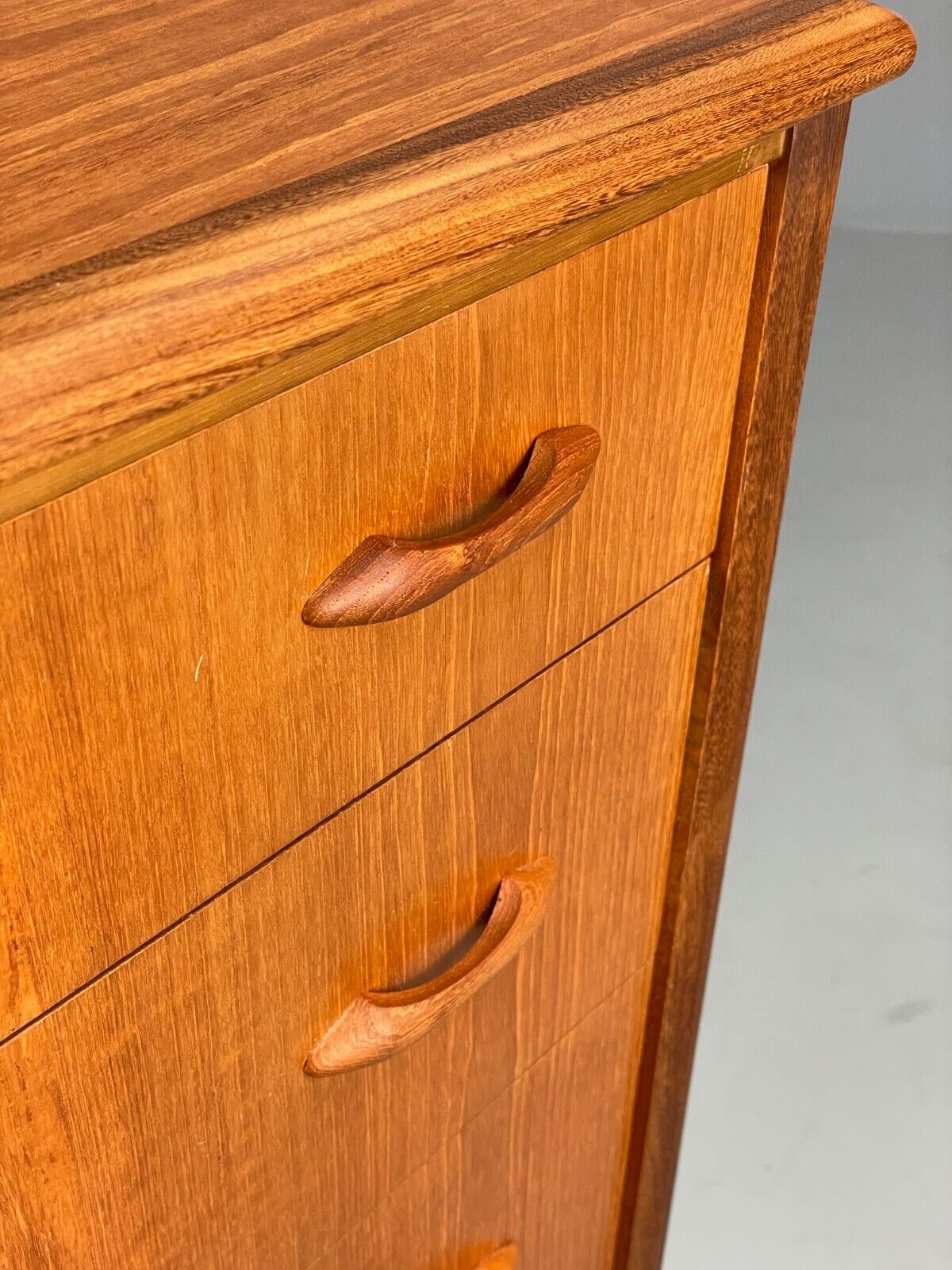 Vintage Teak Chest Of Drawers Compact Mid Century Design Storage EB9414 MWOO - UKDK FURNITURE