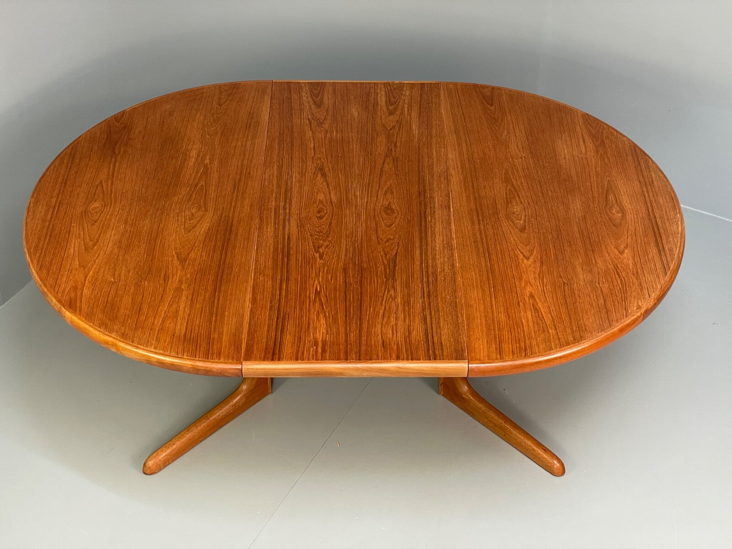 Teak Extending Round Dining Table Vintage Danish Skovby Retro 1970s EB9754 MWOO - UKDK FURNITURE