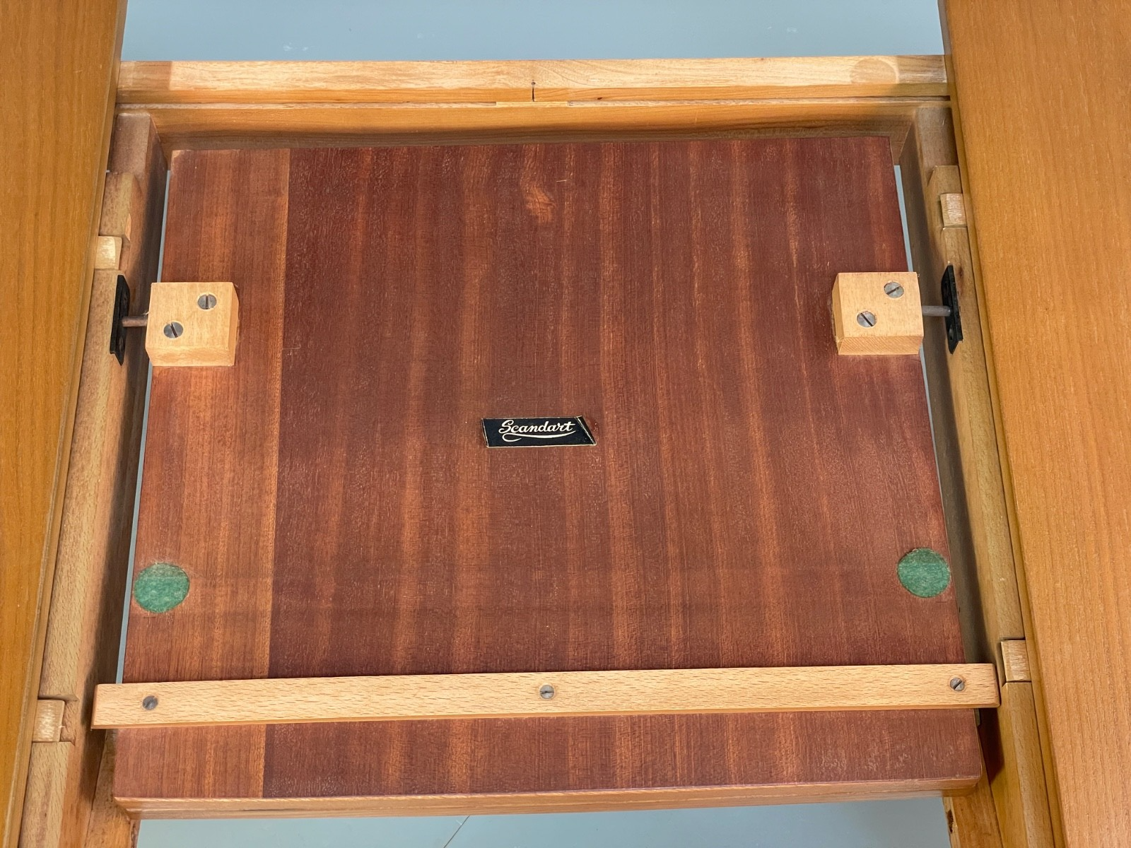 1960s Teak Dining Table Extending Rectangular Vintage By Scandart EB9810 MWOO - UKDK FURNITURE