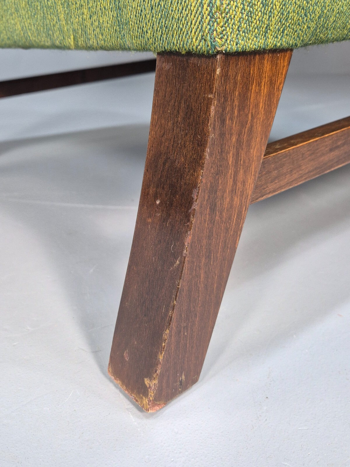 Vintage Danish Wing Back Lounge Chair 1960s Green Mid Century Retro EB9652 MNOR - UKDK FURNITURE