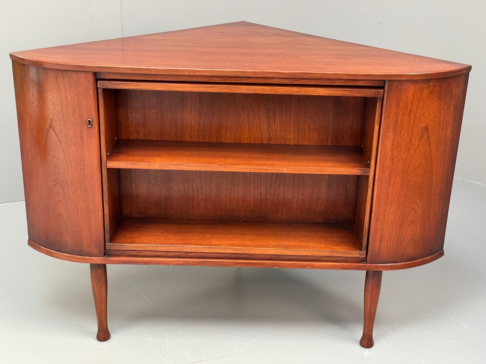 Vintage Teak Revolving Drinks Cabinet 1950s Mid Century EB9768 MWOO - UKDK FURNITURE