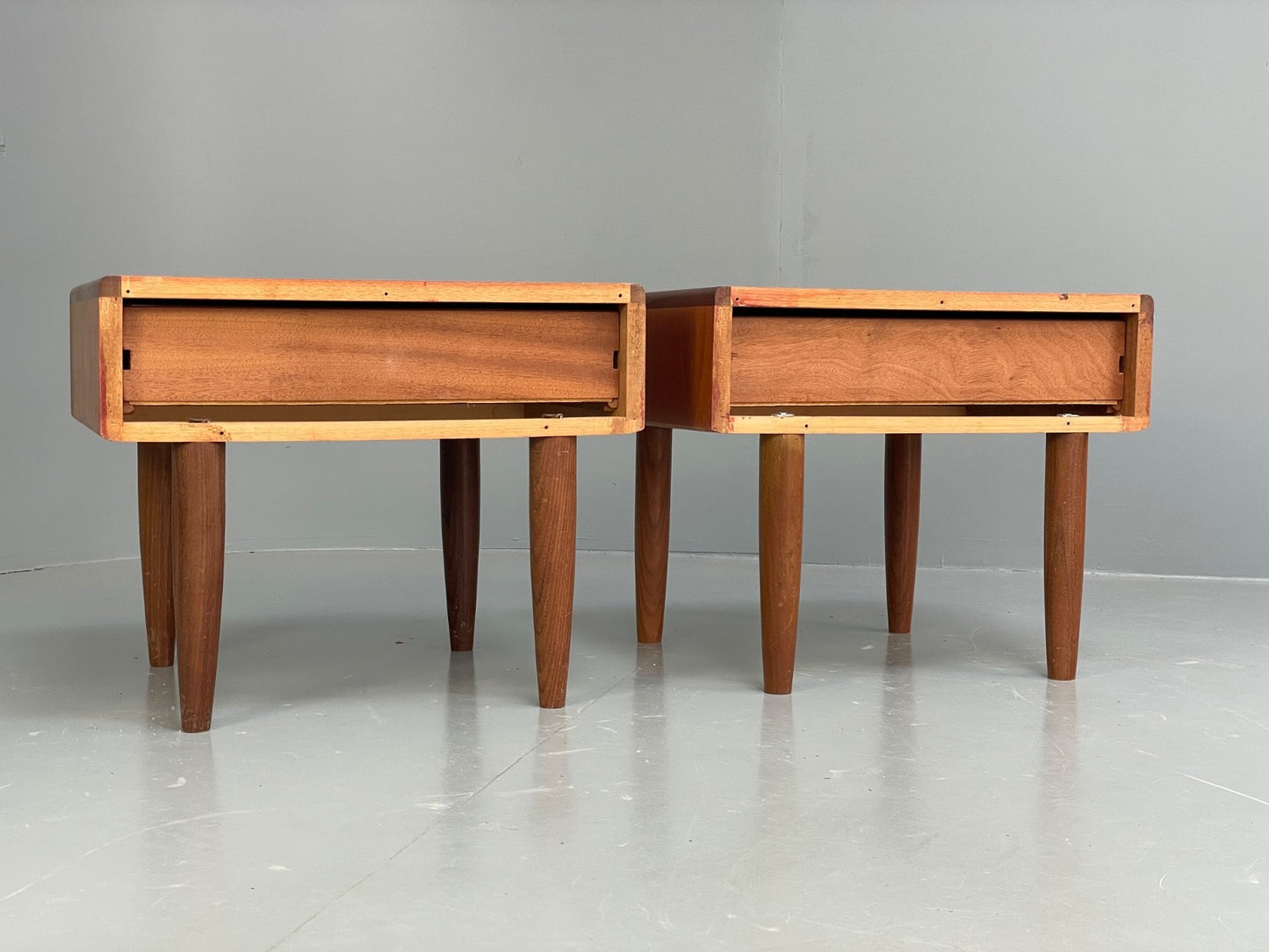 Vintage G Plan Teak Bedside Cabinets Pair Fresco Range 1960s Retro EB10008 MWOO - UKDK FURNITURE