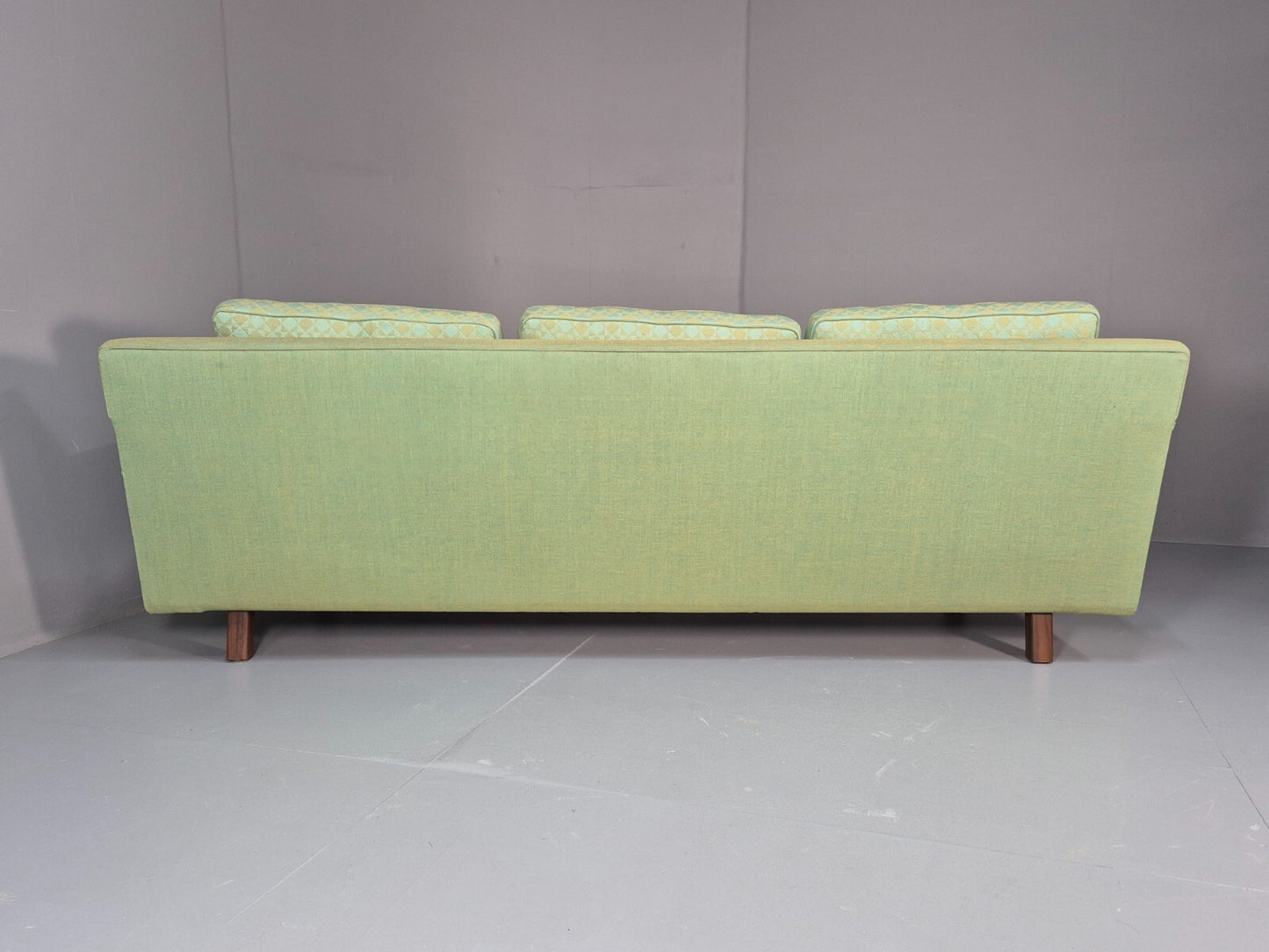 Vintage Swedish Dux Green 3 Seat Sofa 1960s Retro Mid Century EB7747 M3SS - UKDK FURNITURE
