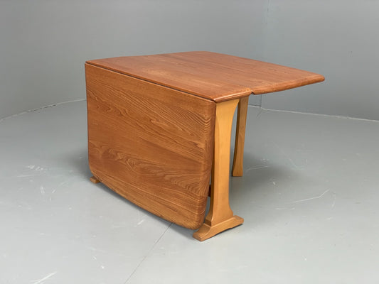 Vintage Ercol Coffee Table Blonde Elm Model 820 Drop Leaf 1970s EB11794 MWOO1