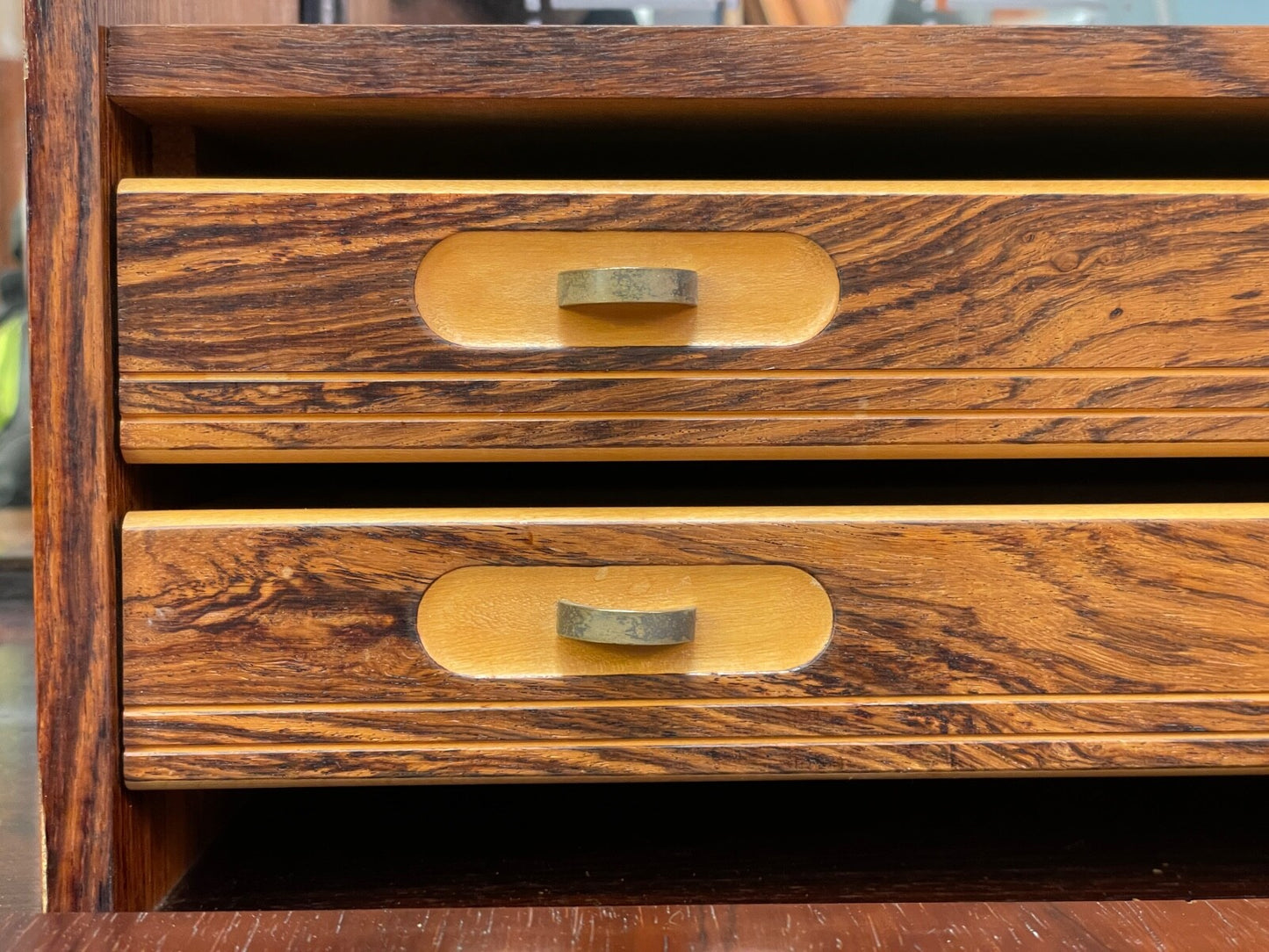 Vintage Danish Drinks Cabinet Shelving Unit 1960s Mid Century EB9506 MWOO - UKDK FURNITURE