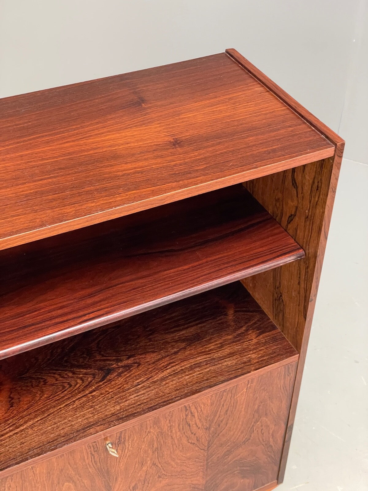 Vintage Danish Drinks Cabinet Shelving Unit 1960s Mid Century EB9506 MWOO - UKDK FURNITURE