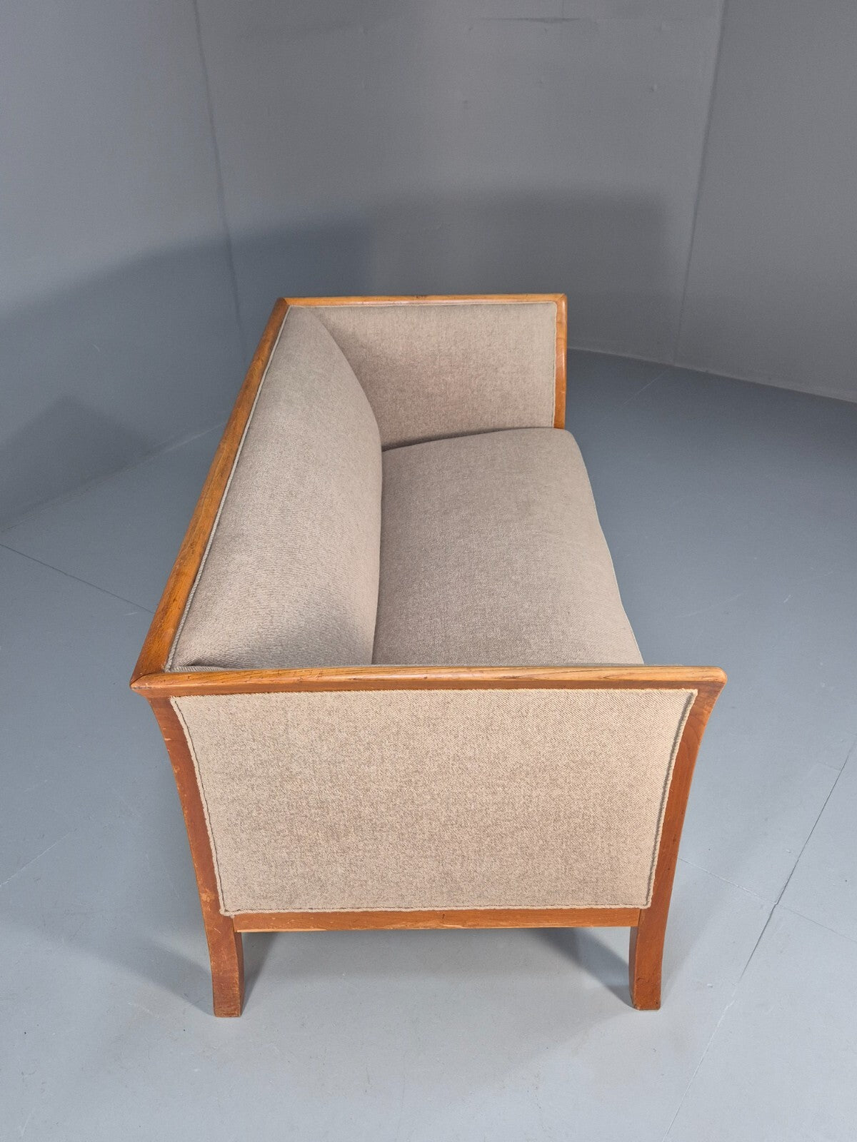 Vintage Danish Fritz Henningsen Style 2 Seater Sofa 1940s Retro EB9669 M2SS - UKDK FURNITURE