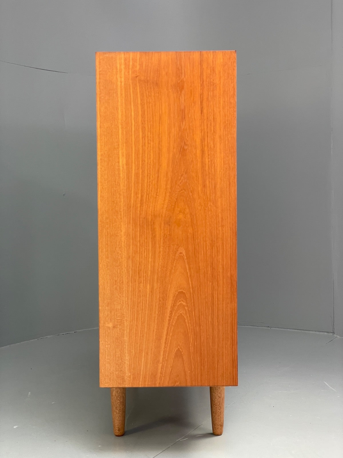 Vintage Teak Glazed Cabinet By Omann Jun 1970s Retro Danish EB9830 MWOO - UKDK FURNITURE