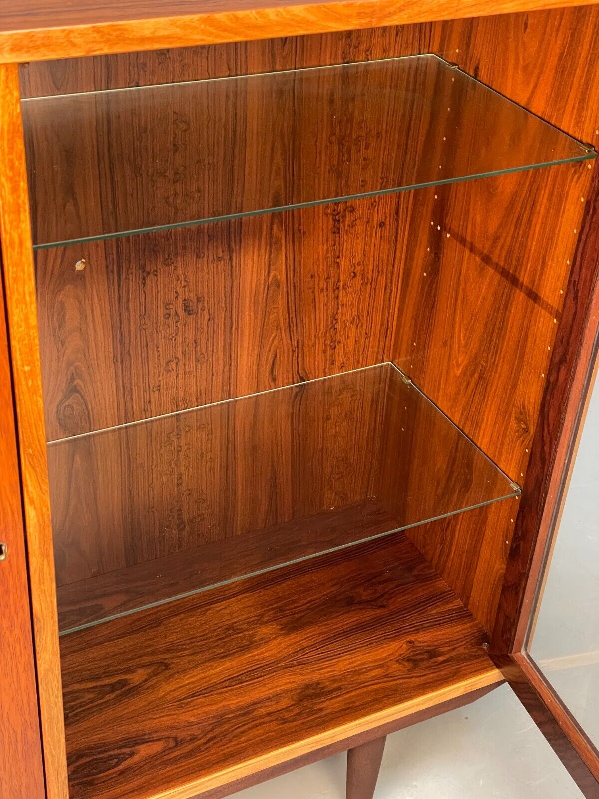 Vintage Danish Glazed Shelving Unit Bookcase Retro Mid Century EB9107 MWOO - UKDK FURNITURE