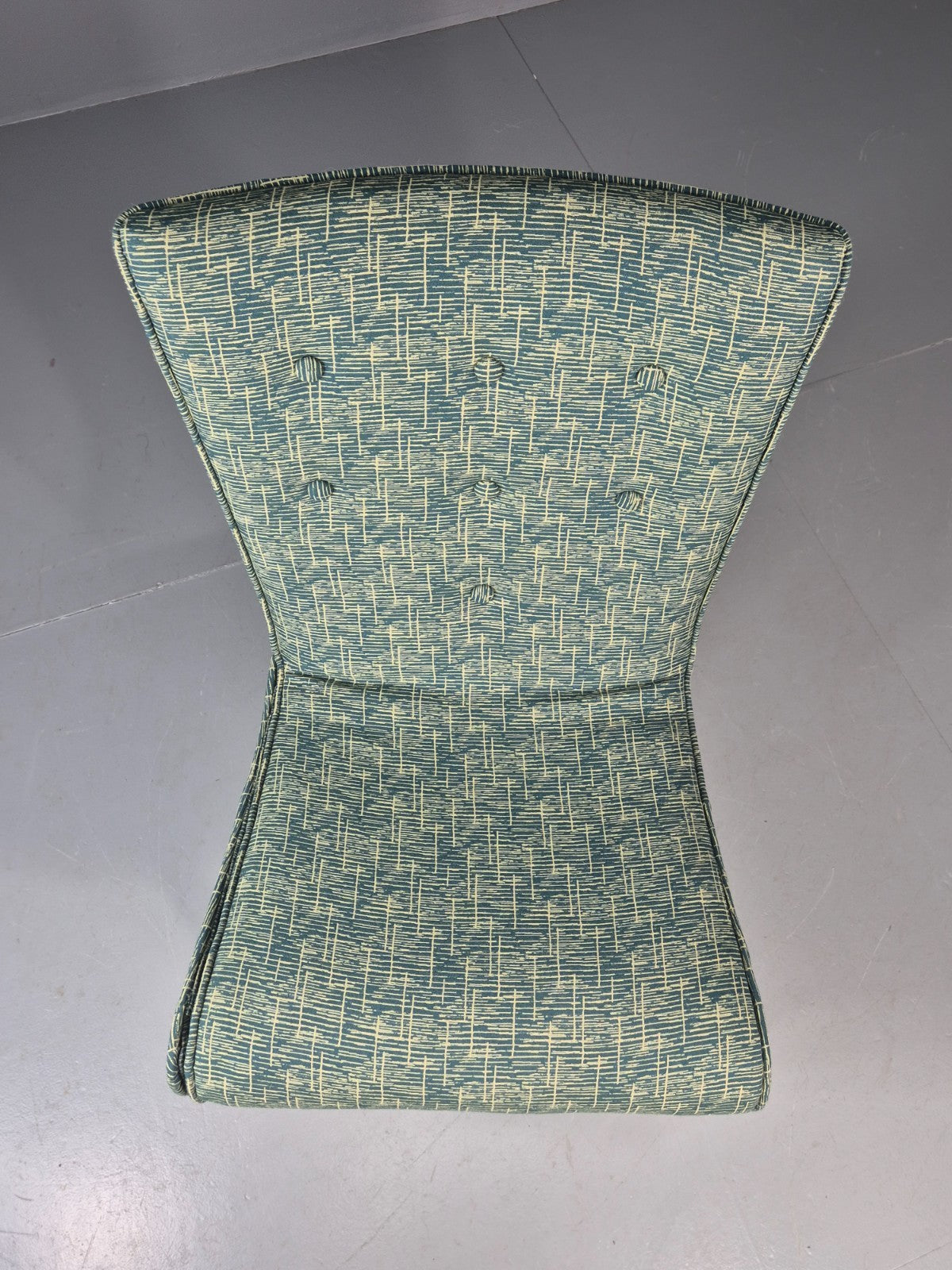 Vintage Swedish Retro Chair Newly Upholstered Hobby Chair Drawer EB11084 MNOR21