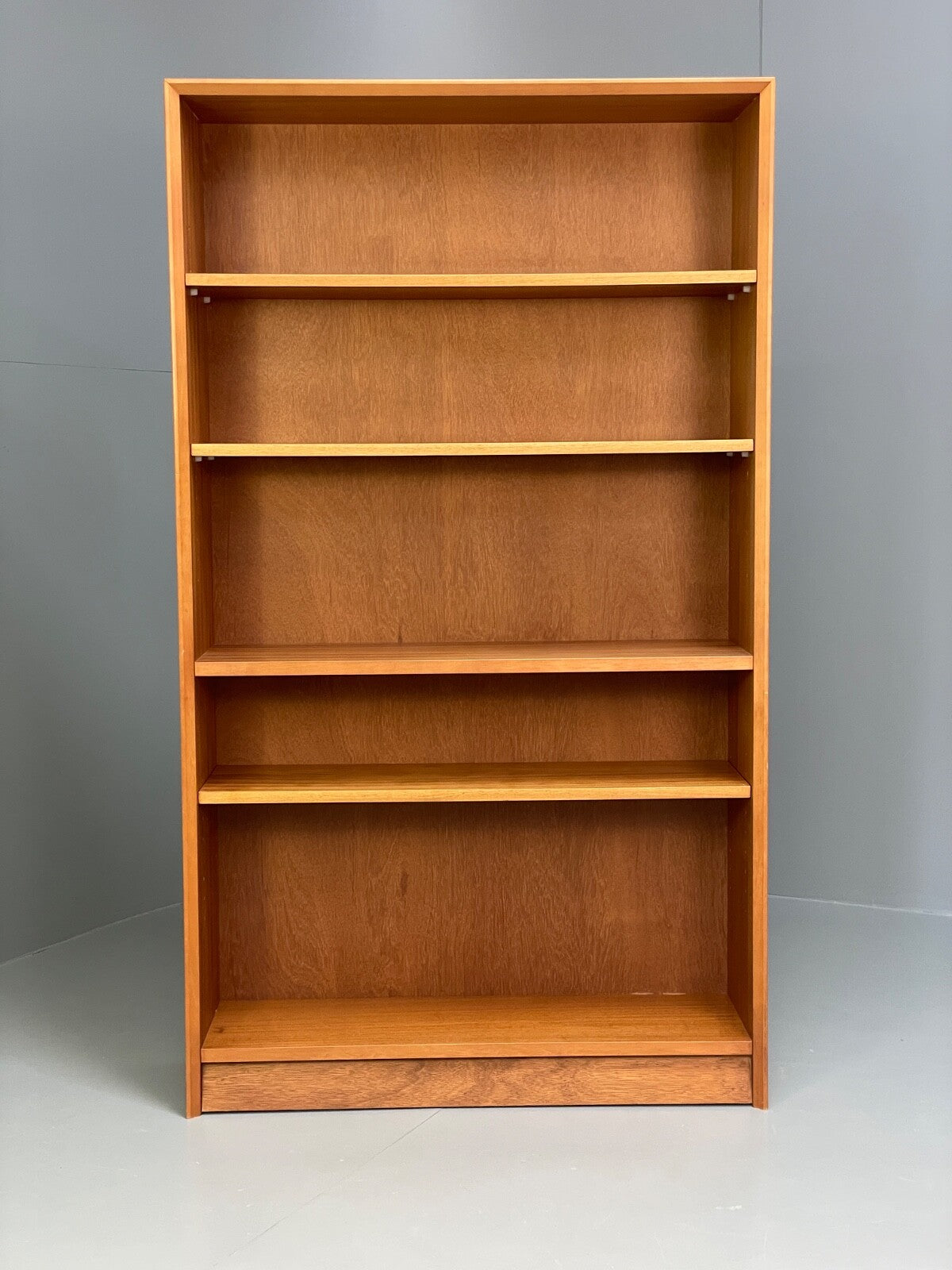 Vintage Teak Tall Bookcase With Adjustable Shelves By Gibbs Retro EB9741 MWOO - UKDK FURNITURE