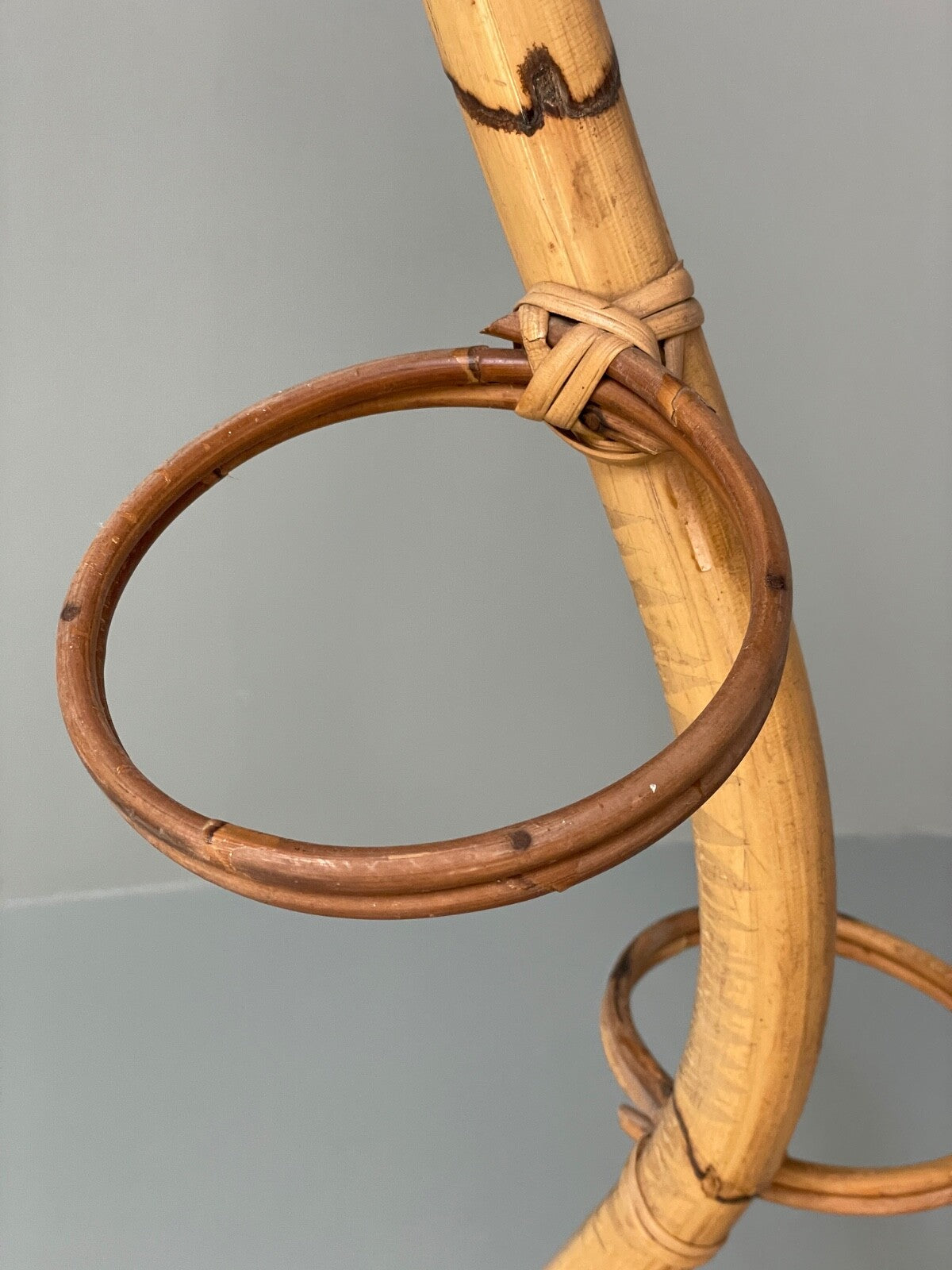 Vintage Bamboo Plant Stand Retro Design EB9764 MWOO - UKDK FURNITURE