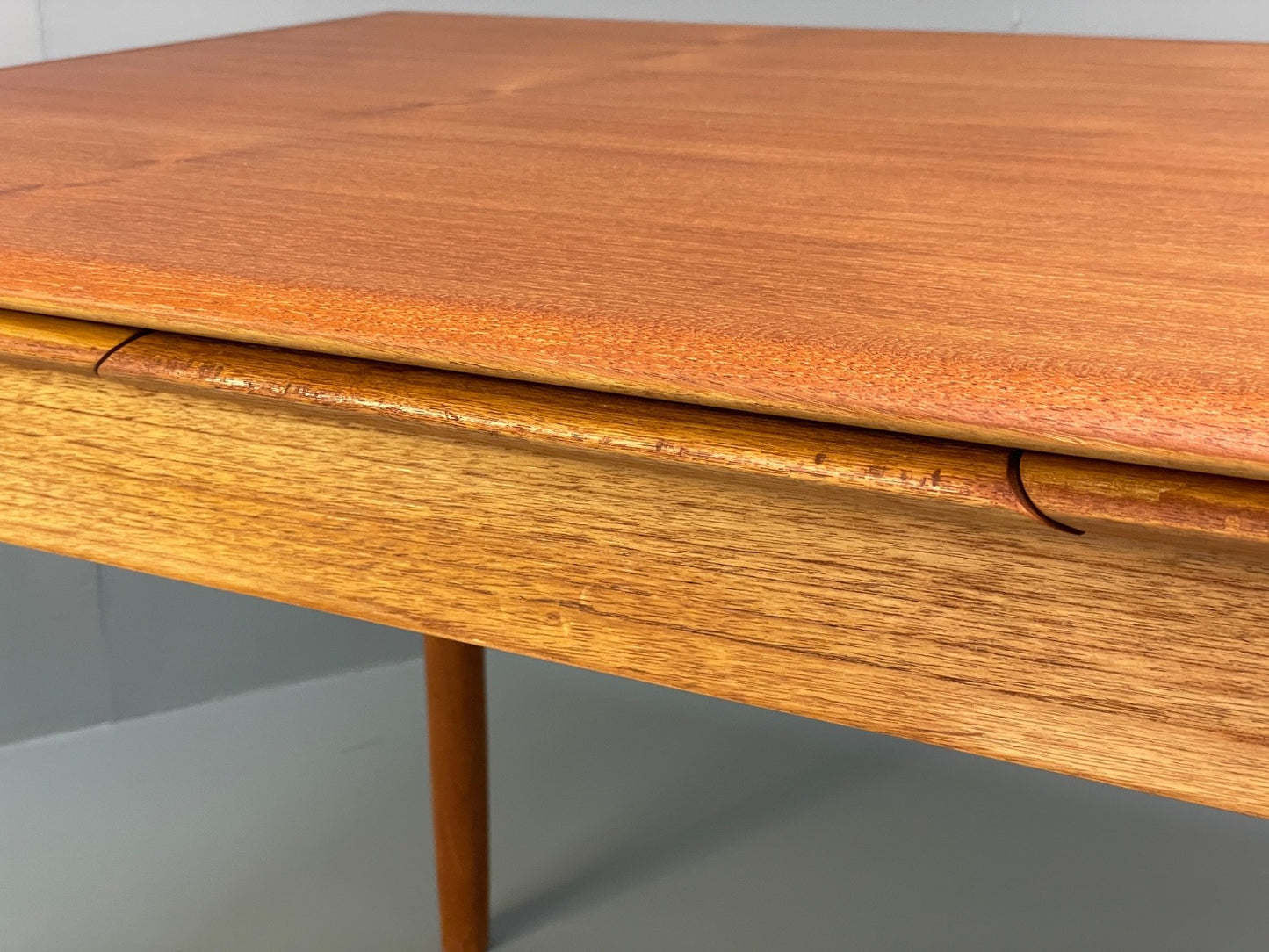 Vintage Teak Extending Dining Table Danish Design 1970s EB10001 MWOO - UKDK FURNITURE