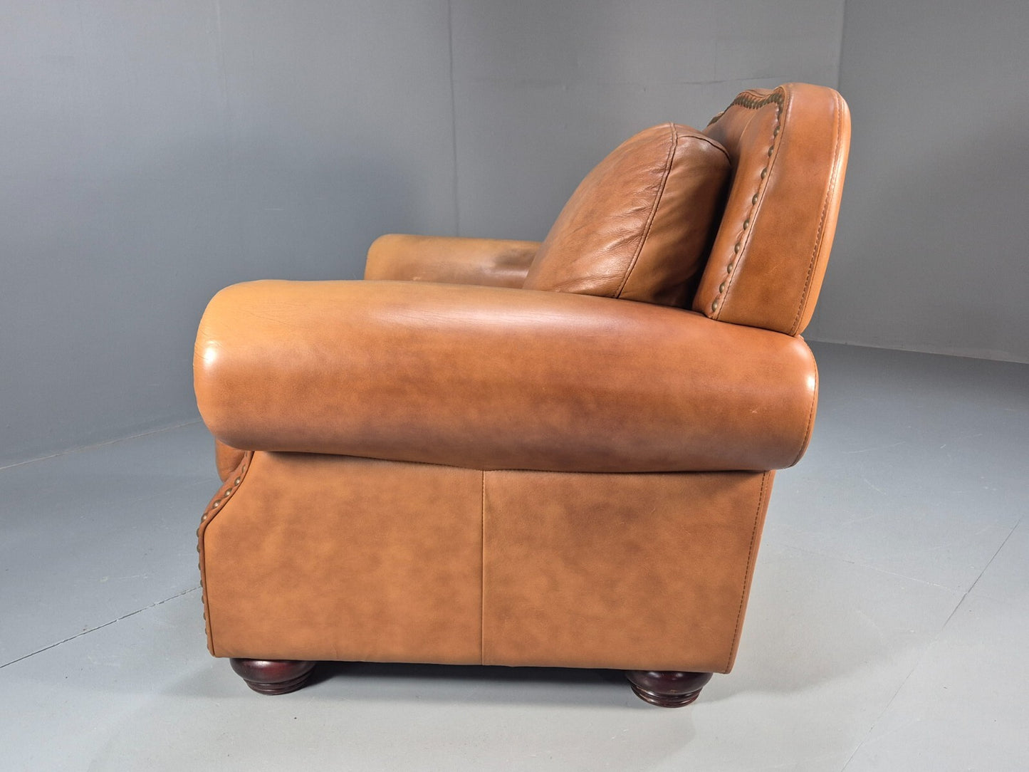 Vintage Leather Club Chair 1980s Danish Retro EB9642 VLEA - UKDK FURNITURE