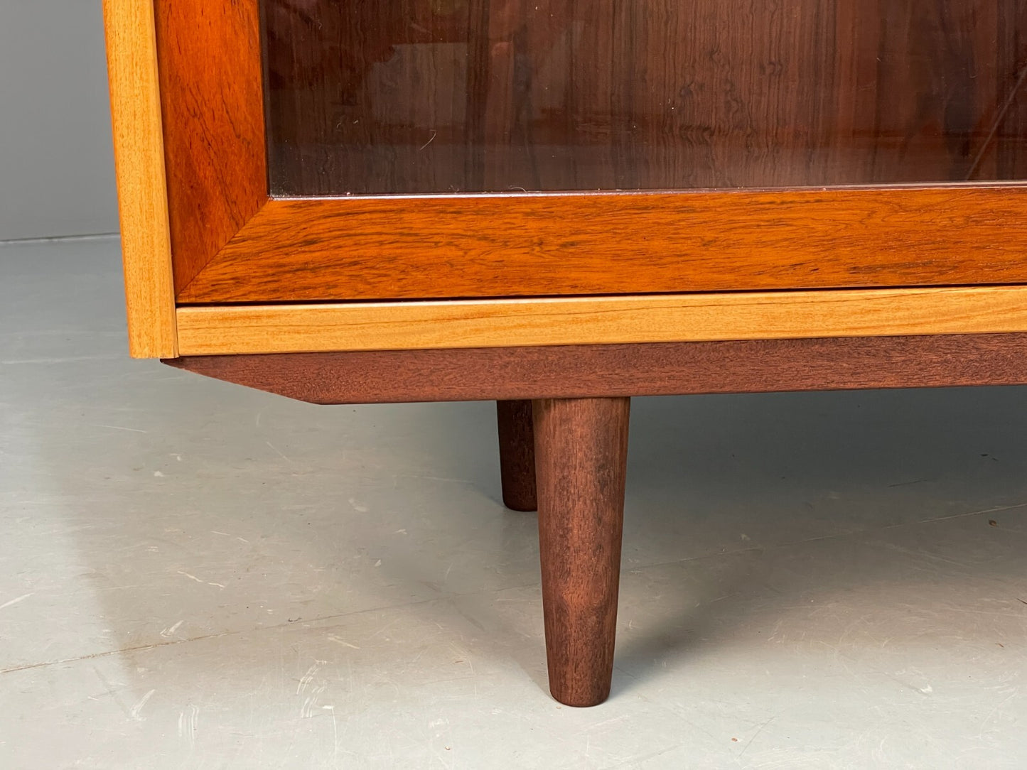 Vintage Danish Glazed Shelving Unit Bookcase Retro Mid Century EB9107 MWOO - UKDK FURNITURE