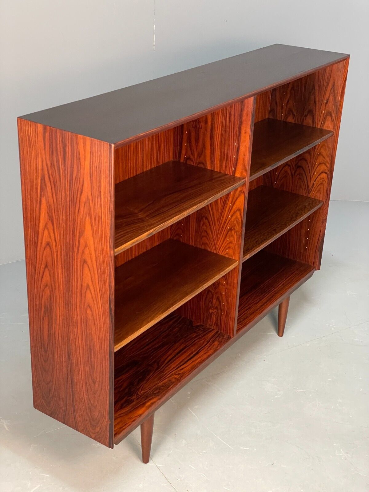 Vintage Danish Shelving Unit By Brouer Adjustable Retro Storage EB9111 MWOO - UKDK FURNITURE