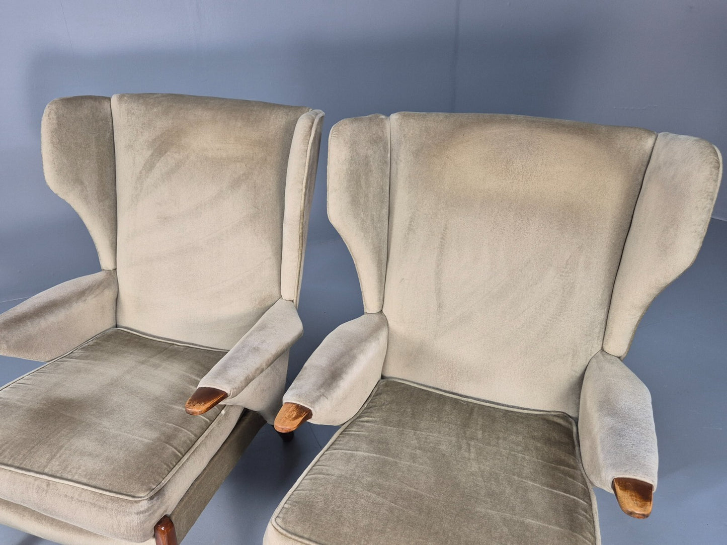 2 Parker Knoll Vintage Lounge Chairs PK900/6 Green 1970s Retro EB9786 MNOR - UKDK FURNITURE