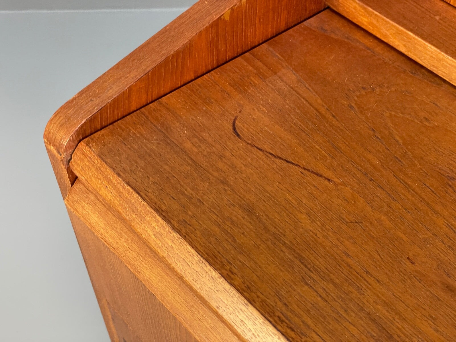 Vintage Teak Writing Desk Danish Mid Century Drawers Bureau EB8809 MWOO - UKDK FURNITURE