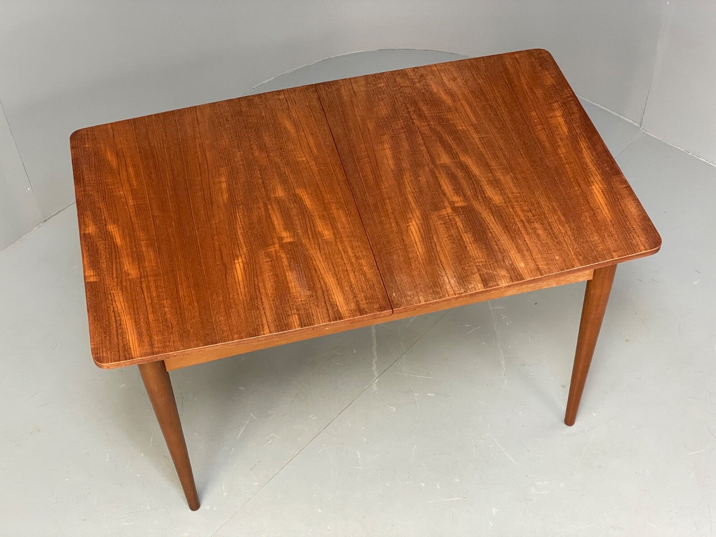 Vintage Teak Extending Dining Table With Removable Beech Legs EB9502 MWOO - UKDK FURNITURE