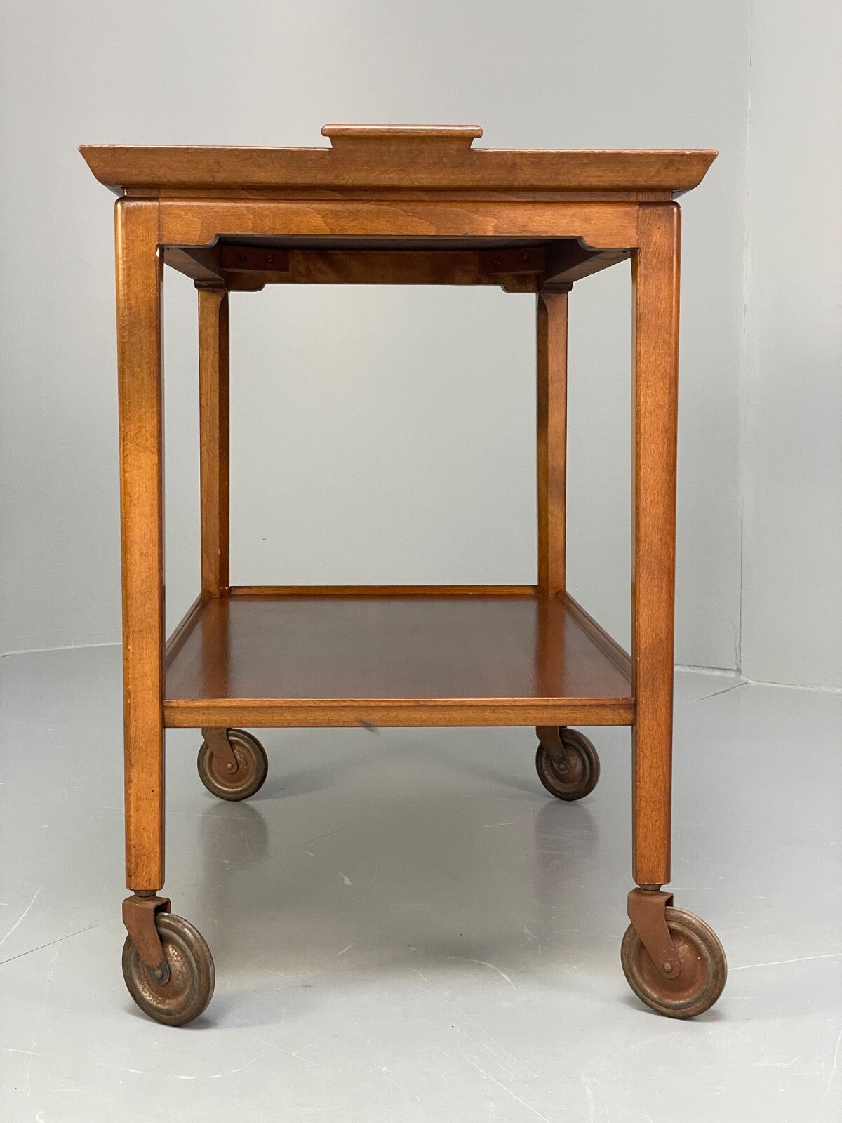 1940s Drinks Trolley For Nordiska Kompaniet Beech Mahogany EB9765 MWOO - UKDK FURNITURE