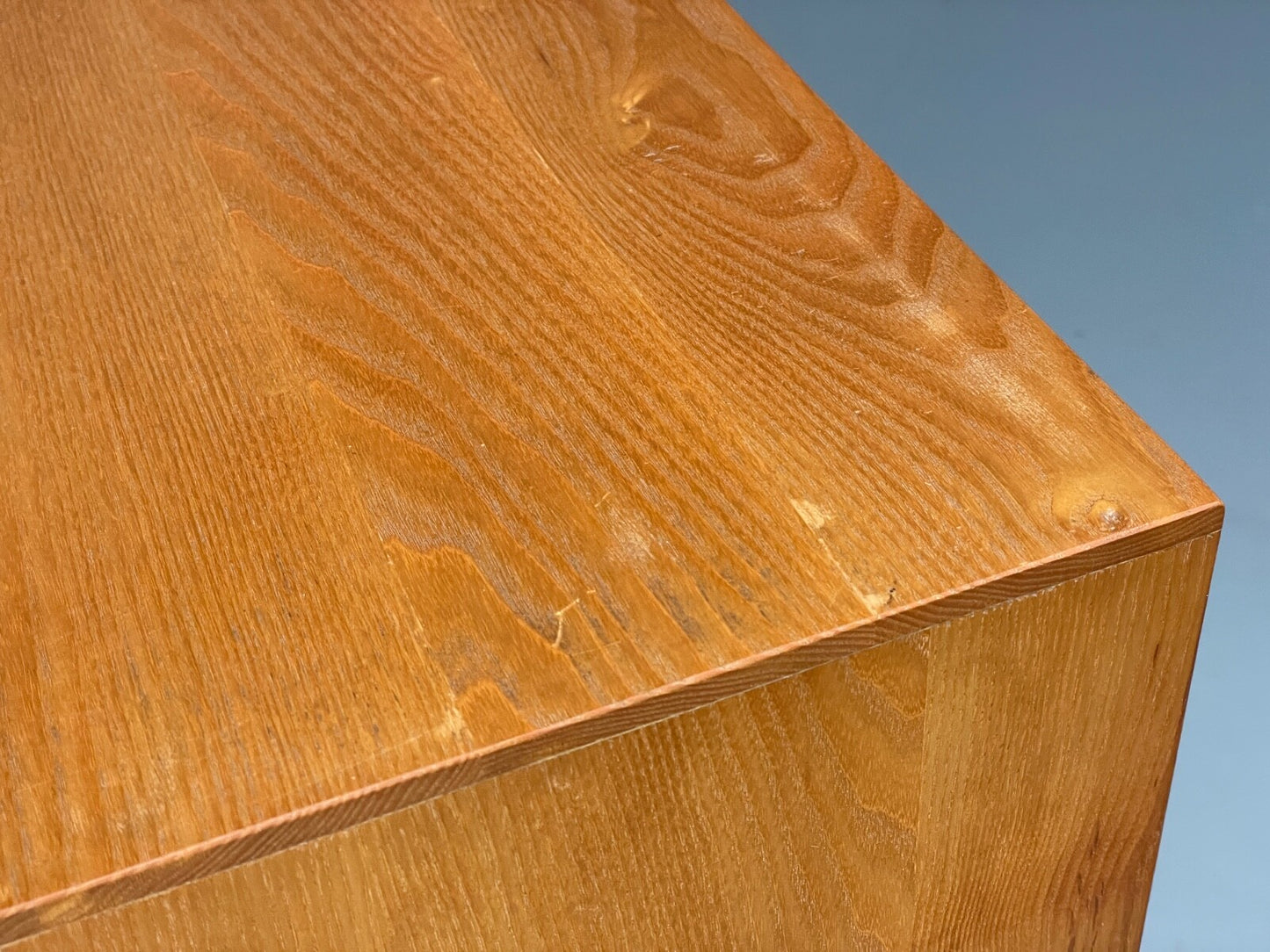 Solid Ash Chest Of Drawers With Mid Century Styled Handles EB9725 MWOO - UKDK FURNITURE
