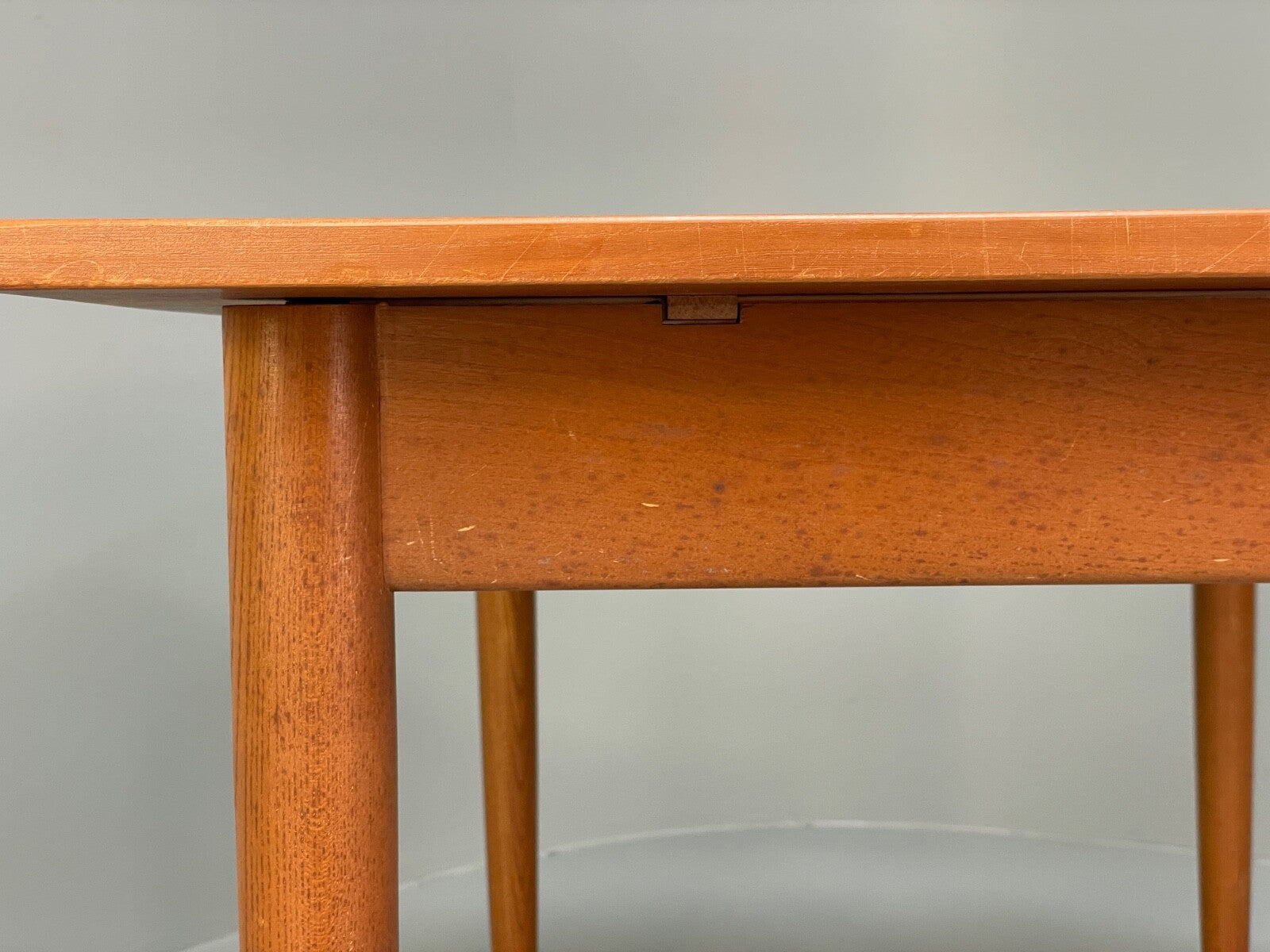 1960s Teak Dining Table Extending Rectangular Vintage By Scandart EB9810 MWOO - UKDK FURNITURE