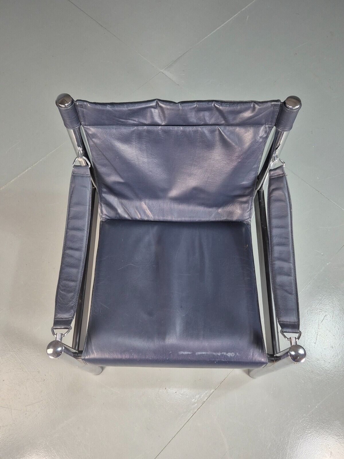 Vintage Danish Leather Safari Chair Borge Johansen 1970s EB7758 MNOR - UKDK FURNITURE