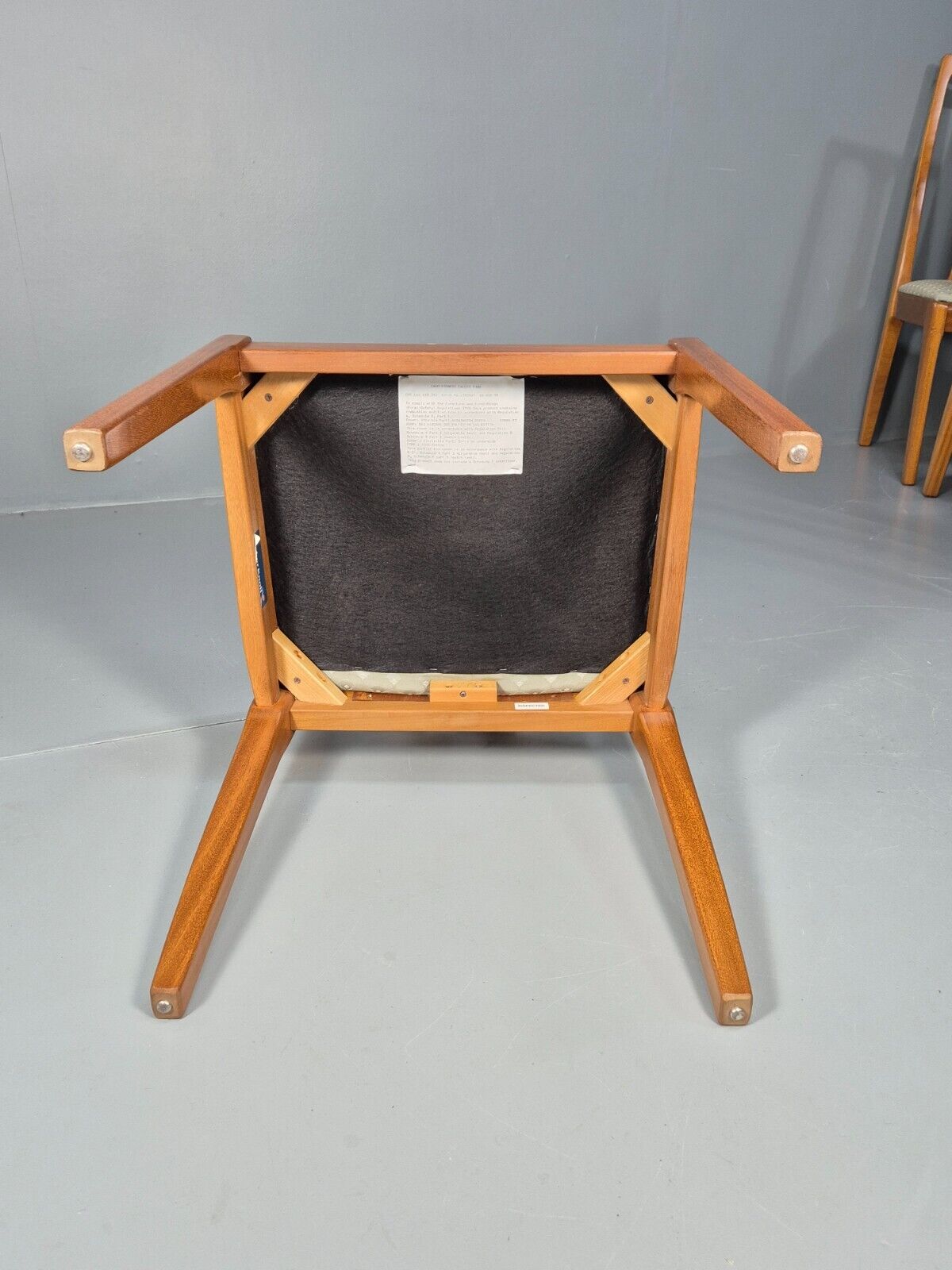 6 Vintage Teak Parker Knoll Dining Chairs High Backed MCM Retro EB9158 MDIN - UKDK FURNITURE