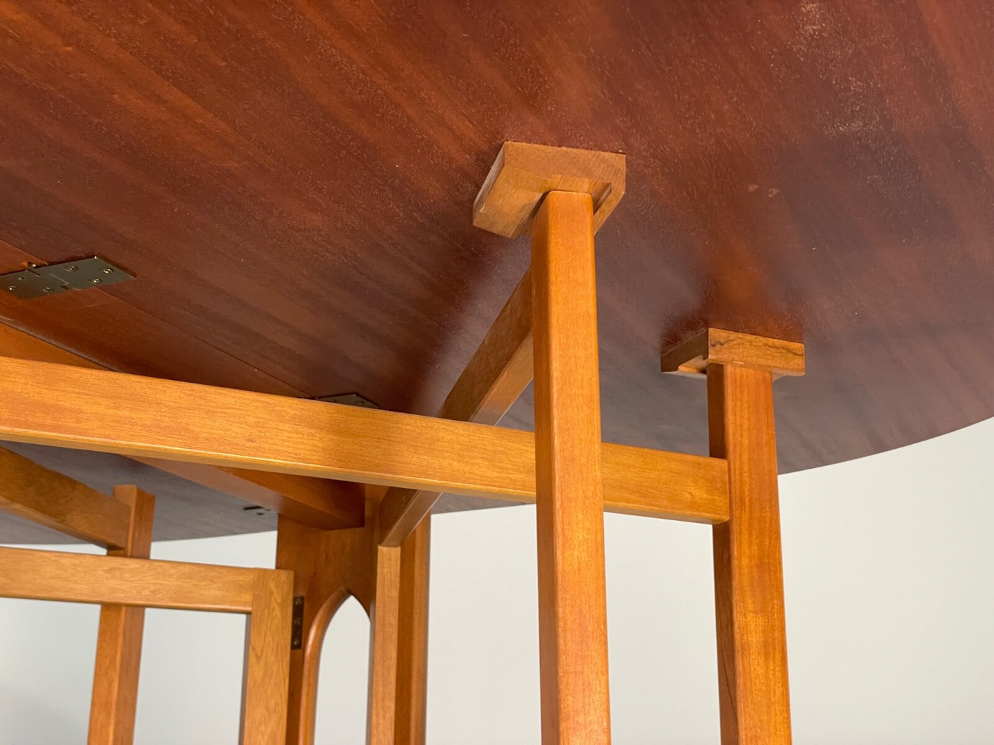 Vintage Teak Drop Leaf Dining Table By Jentique EB9766 MWOO - UKDK FURNITURE