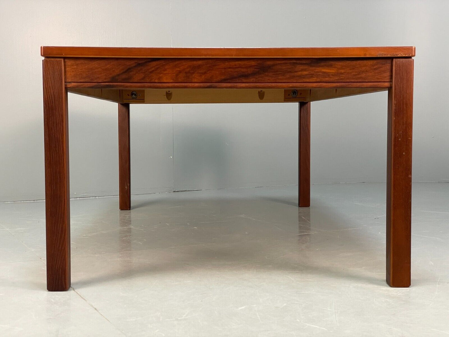 Midcentury Rectangular Chequerboard Pattern Coffee Table By Heggen EB8670 MWOO - UKDK FURNITURE