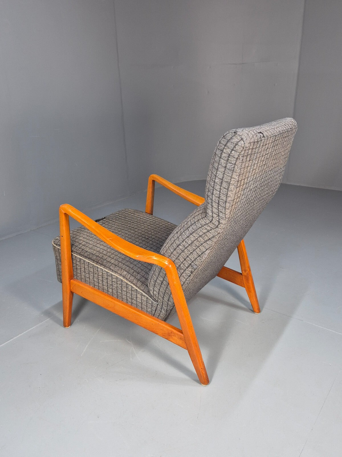 Vintage Swedish 1960s Lounge Chair Beech Open Frame Retro MCM EB9532 MNOR - UKDK FURNITURE