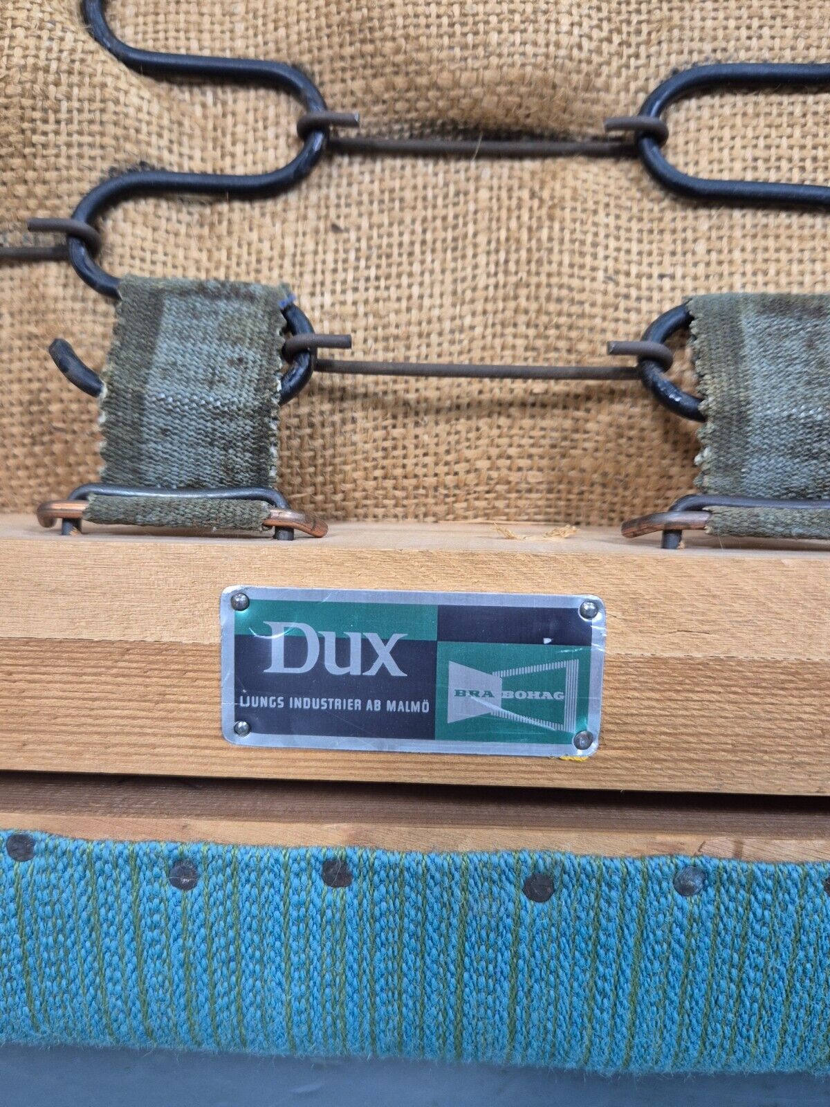 Midcentury Swedish Blue Lounge Chair By DUX 1960s Retro EB7662 MNOR - UKDK FURNITURE