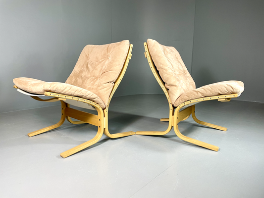 2 Vintage Westnofa Siesta Lounge Chair, Ingmar Relling Design, MCM, EB6013 MBEN - UKDK FURNITURE