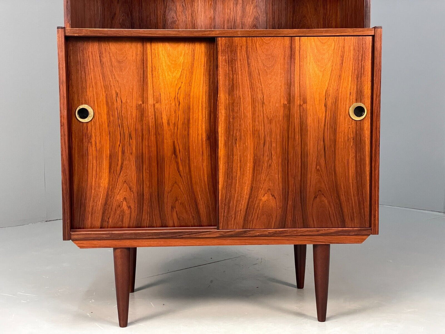 Vintage Danish Mid Century Tall Rosewood Unit Shelving EB8155 MWOO - UKDK FURNITURE