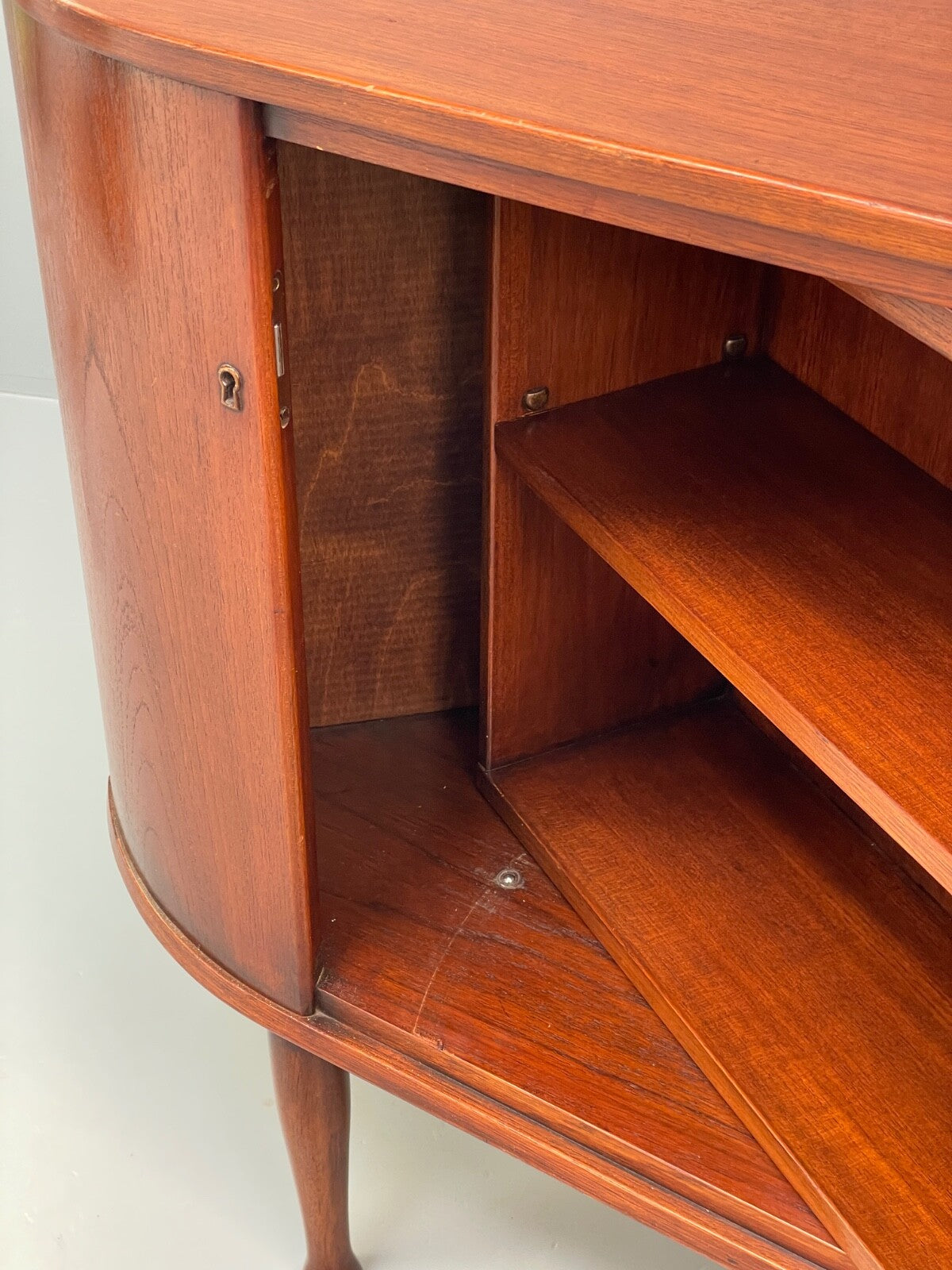 Vintage Teak Revolving Drinks Cabinet 1950s Mid Century EB9768 MWOO - UKDK FURNITURE