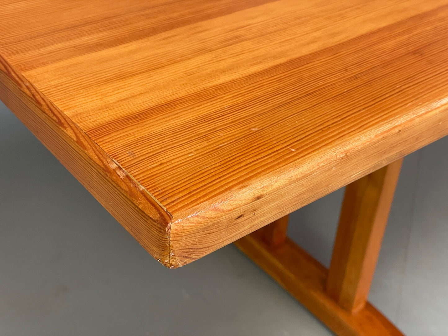 Vintage Danish Pine Dining Table Extending Mogensen Shaker Style EB9434 MWOO - UKDK FURNITURE