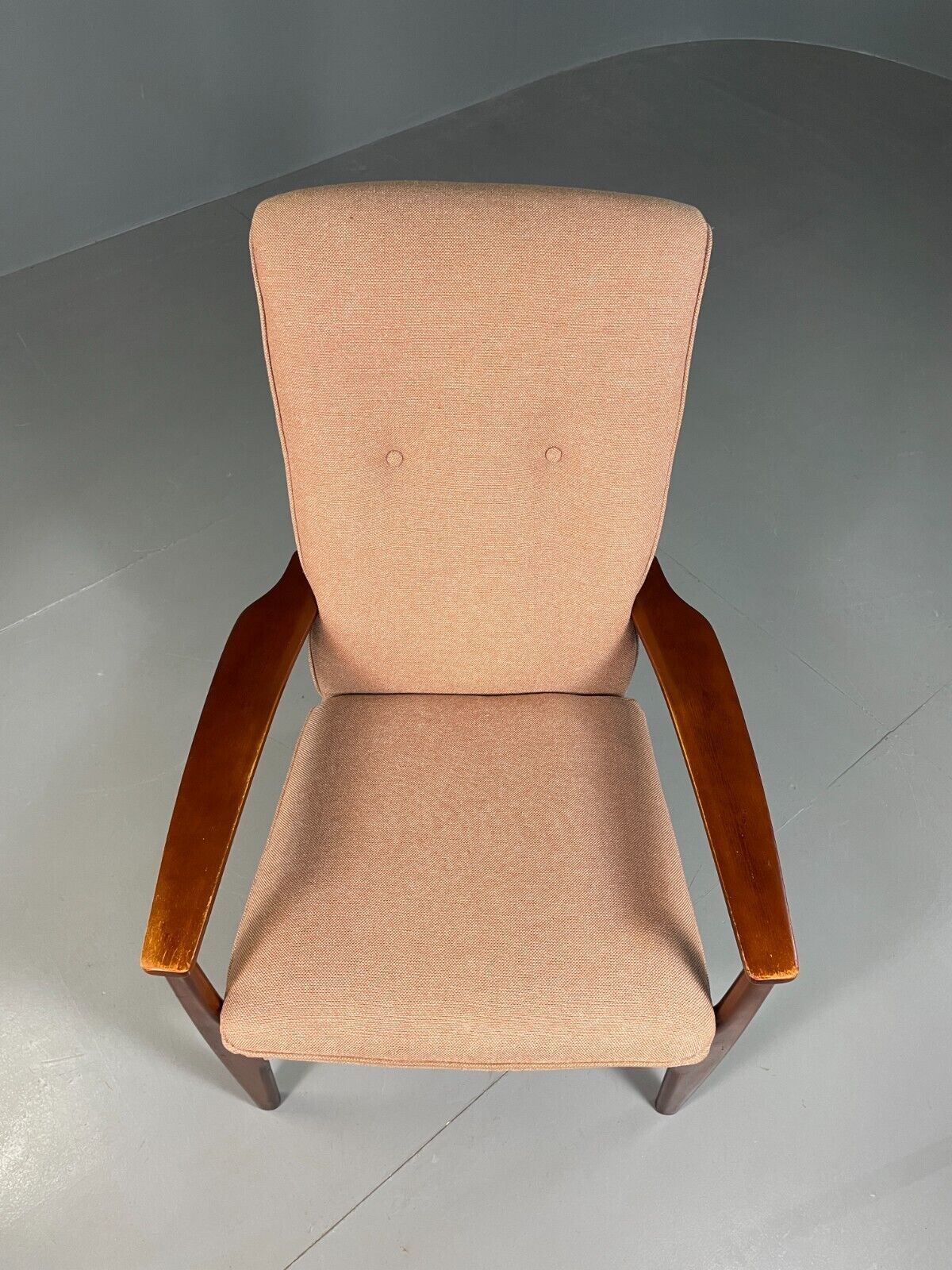 Vintage Lounge Chair Beech Frame Pink Parker Knoll Retro MCM EB6977 MNOR - UKDK FURNITURE