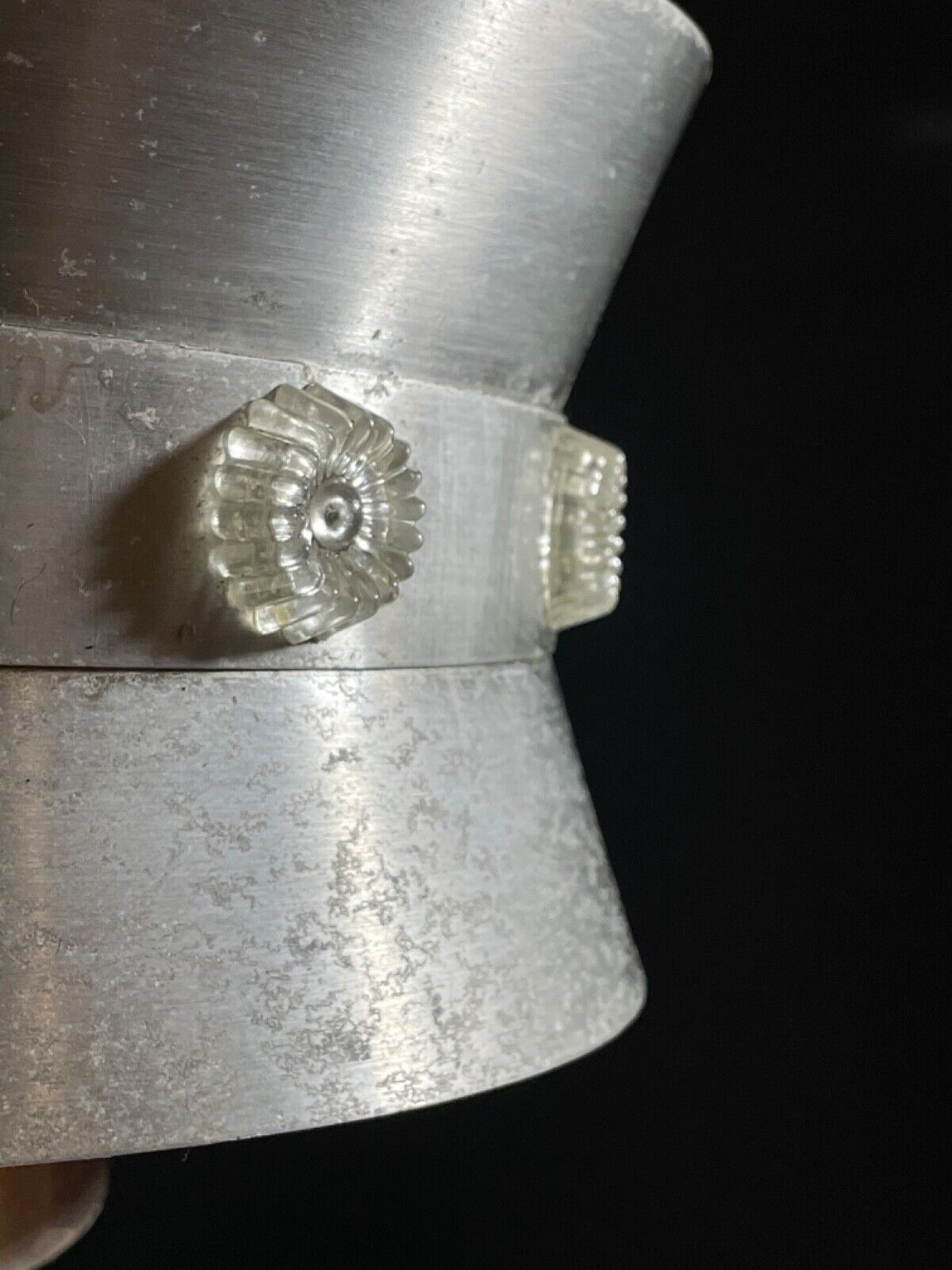 Mid Century Trava Brushed Aluminium, Orange Light, Plastic Detail EB5082 LCLS - UKDK FURNITURE