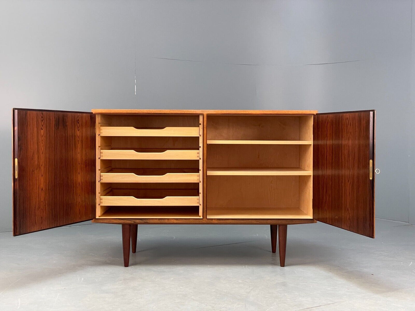 Vintage Midcentury Danish Sideboard By Poul Hundevad Drawers EB8729 MWOO - UKDK FURNITURE