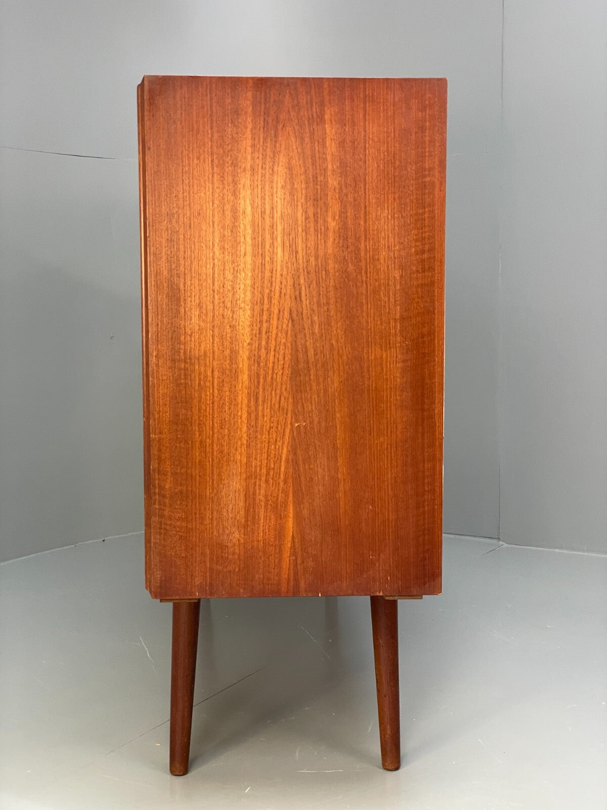 Vintage 1950s Danish Teak Highboard With Shelving Drawers EB8802 MWOO - UKDK FURNITURE