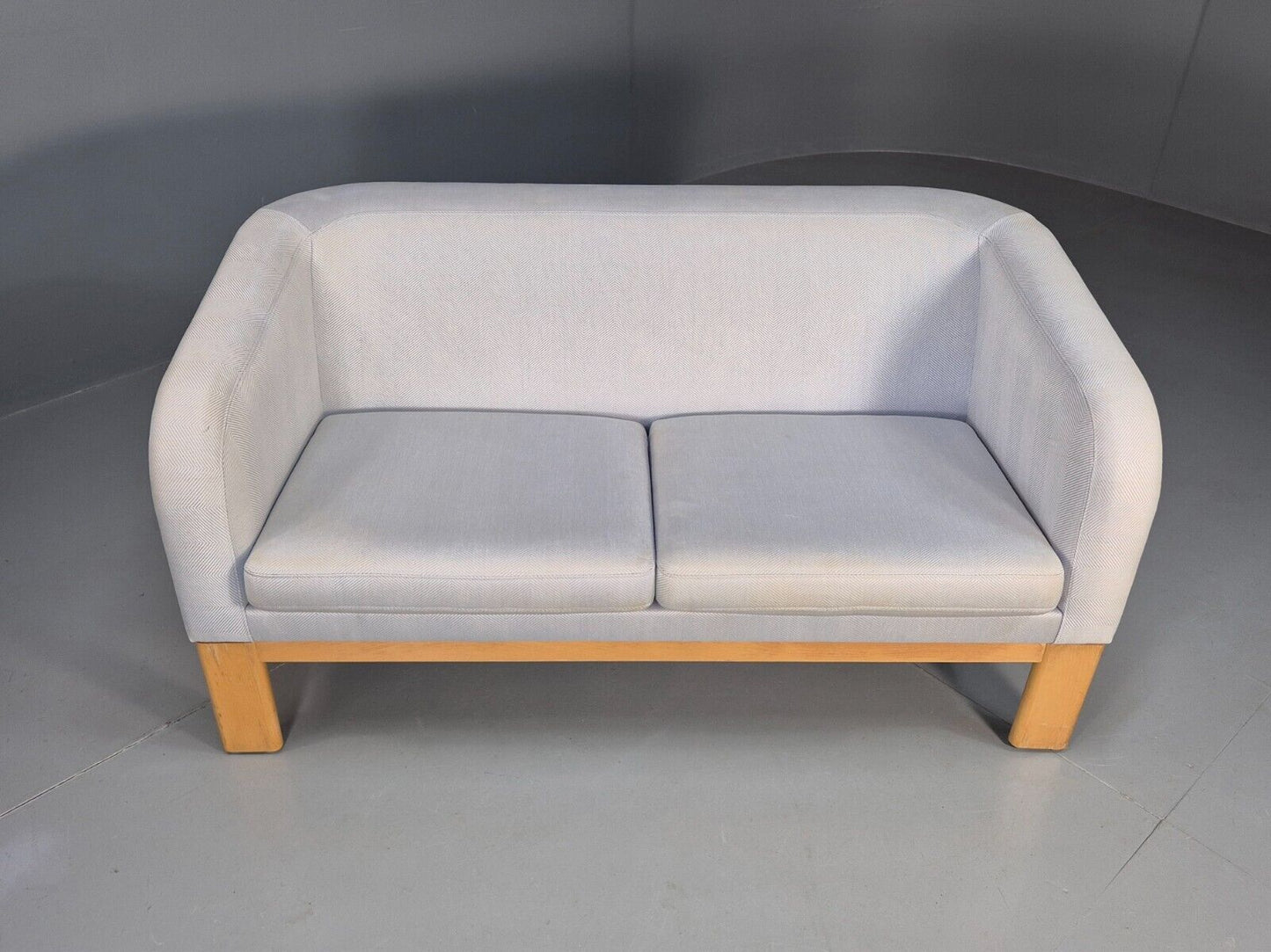 Vintage Swedish 2 Seat Sofa Blue Wool MId century Retro 1970s EB7669 M2SS - UKDK FURNITURE