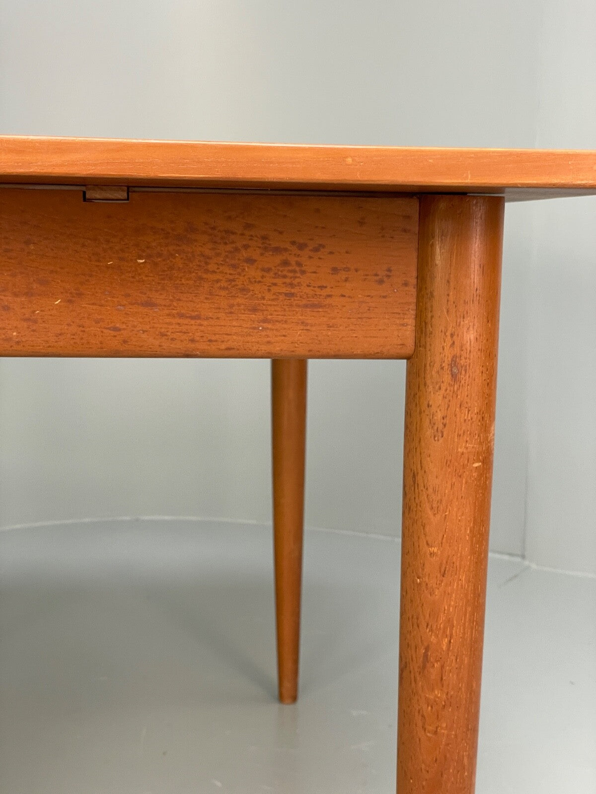 1960s Teak Dining Table Extending Rectangular Vintage By Scandart EB9810 MWOO - UKDK FURNITURE
