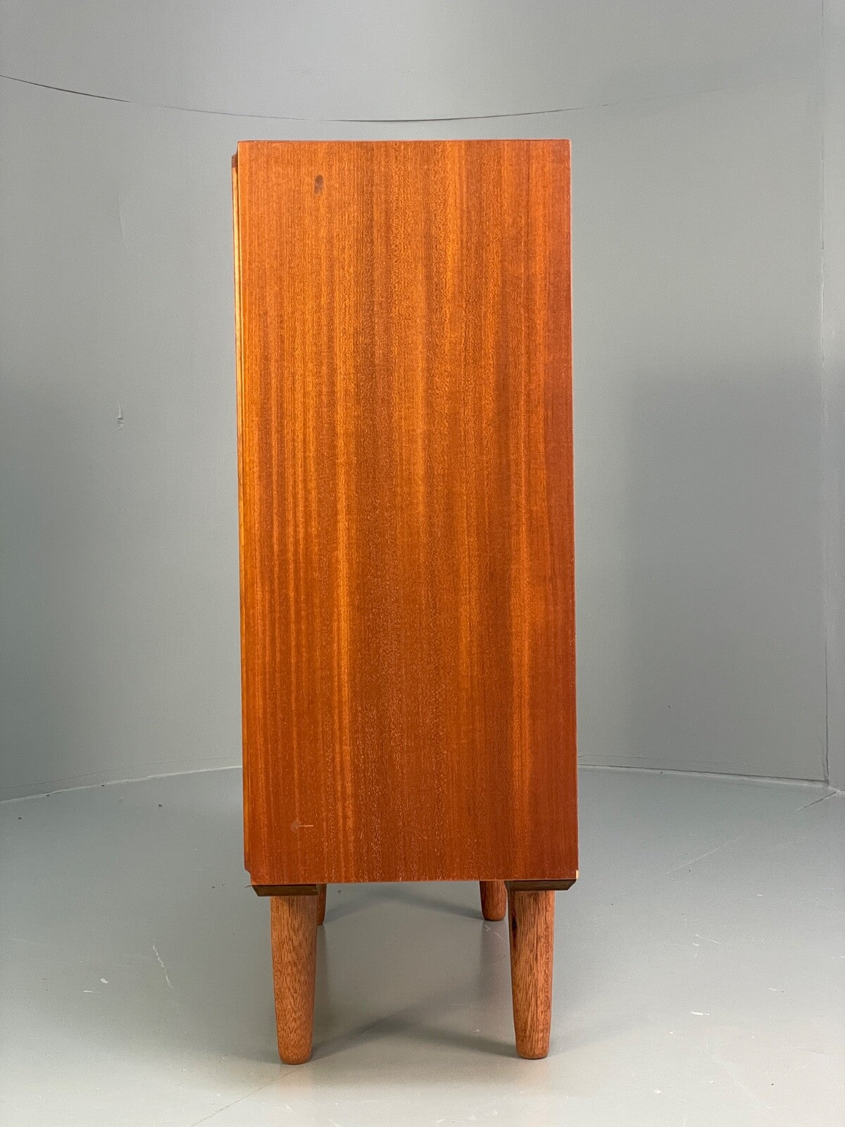 Vintage Teak Glazed Bookcase Beaver And Tapley Mid Century Shelving EB9718 MWOO - UKDK FURNITURE