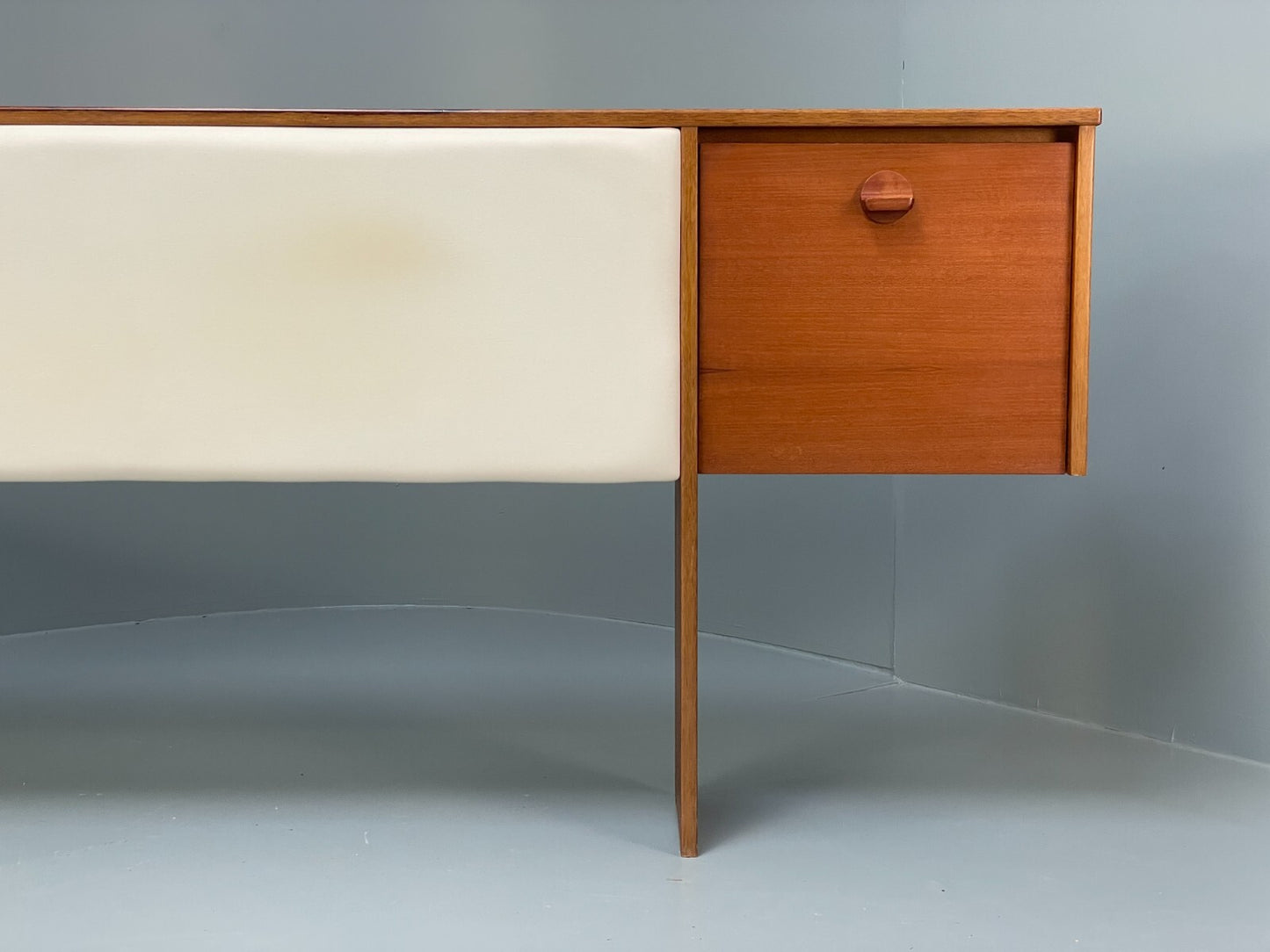 Vintage Teak Bedside Cabinets & Headboard By Meredew 1970s King Size EB9527 MWOO - UKDK FURNITURE