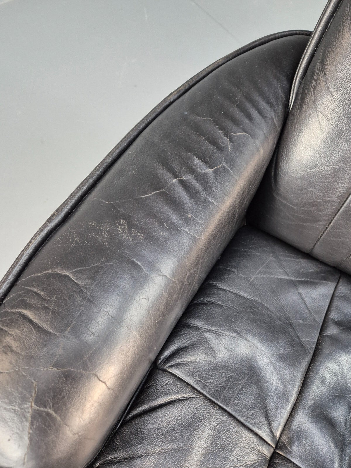 Vintage Danish Swivel and Recline Lounge Chair Bentwood Base 1980s EB9237 MSWI - UKDK FURNITURE