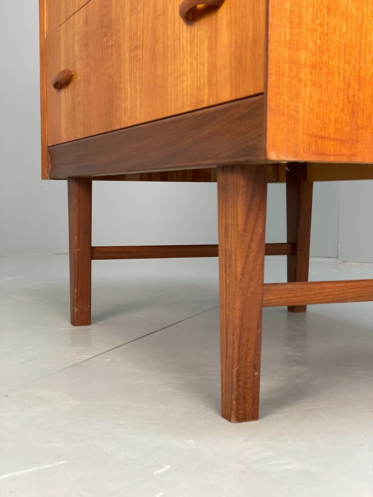 Vintage Teak Chest Of Drawers Compact Mid Century Design Storage EB9414 MWOO - UKDK FURNITURE