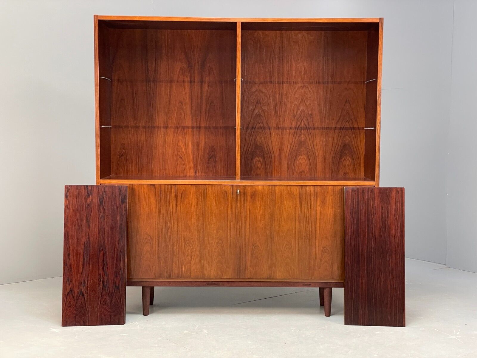 Vintage Danish Shelving Unit Drinks Cabinet By Poul Hundevad EB9105 MWOO - UKDK FURNITURE