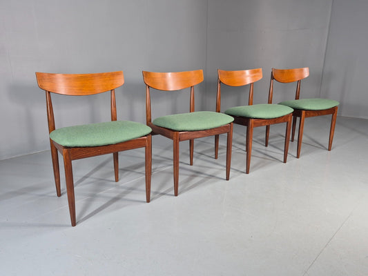 4 Vintage G Plan Dining Chairs Danish Design 1960s Retro MCM EB11484 MDIN1